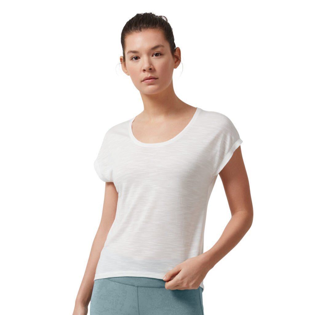 On Running Active-T Flow Women T-Shirt White(オン ランニング アクティブ-T フロー ホワイト)サイズM 新品未使用品拍卖