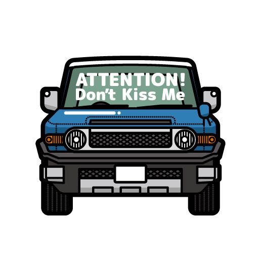 【新品・未使用】トヨタ FJクルーザー風カーマグネット・ツートンスモーキーブルー拍卖