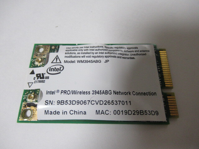 ワイヤレスwlanカード wm3955abgjp拍卖