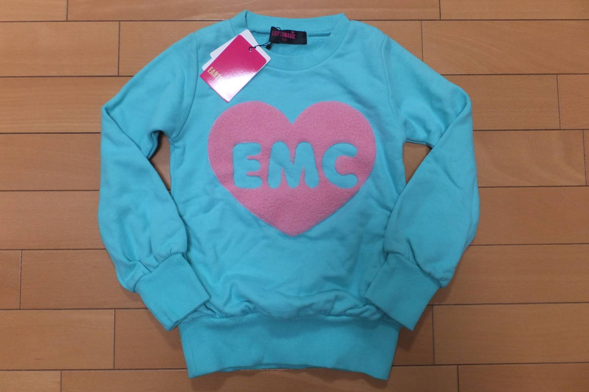 新品★EARTHMAGIC/アースマジック★トレーナー 120 ハートボア 定価6900円+税拍卖