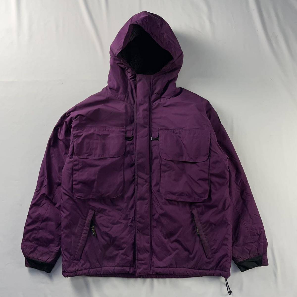 Vintage FAT HI TECH SIERRA ポリエステル100% 内ボア テック系 多機能 マウンテンパーカー拍卖