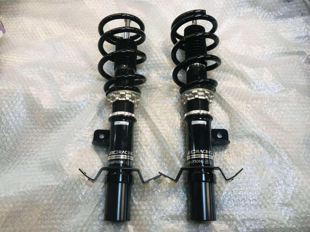 日産 インフィニティ QX50 4WD用 BCレーシング フロント用 フルタップ 車高調 未使用品拍卖