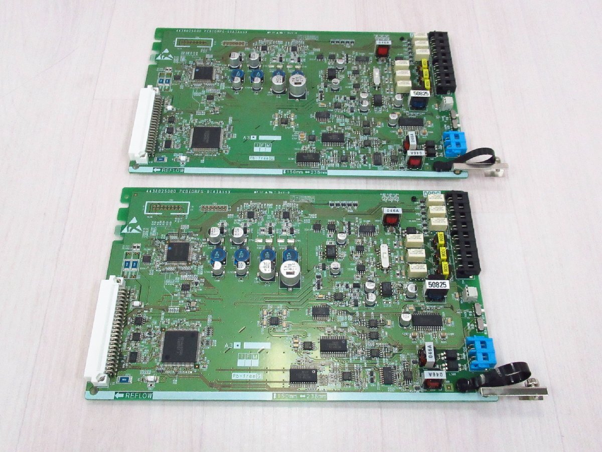 ・LG3 6996 保証有 18年製 沖 OKI Croscore2 (PLATIAⅡ・IPoffice2 対応) ドア・ページングユニット DRPG-02A 2枚組 ・祝10000!取引突破!拍卖