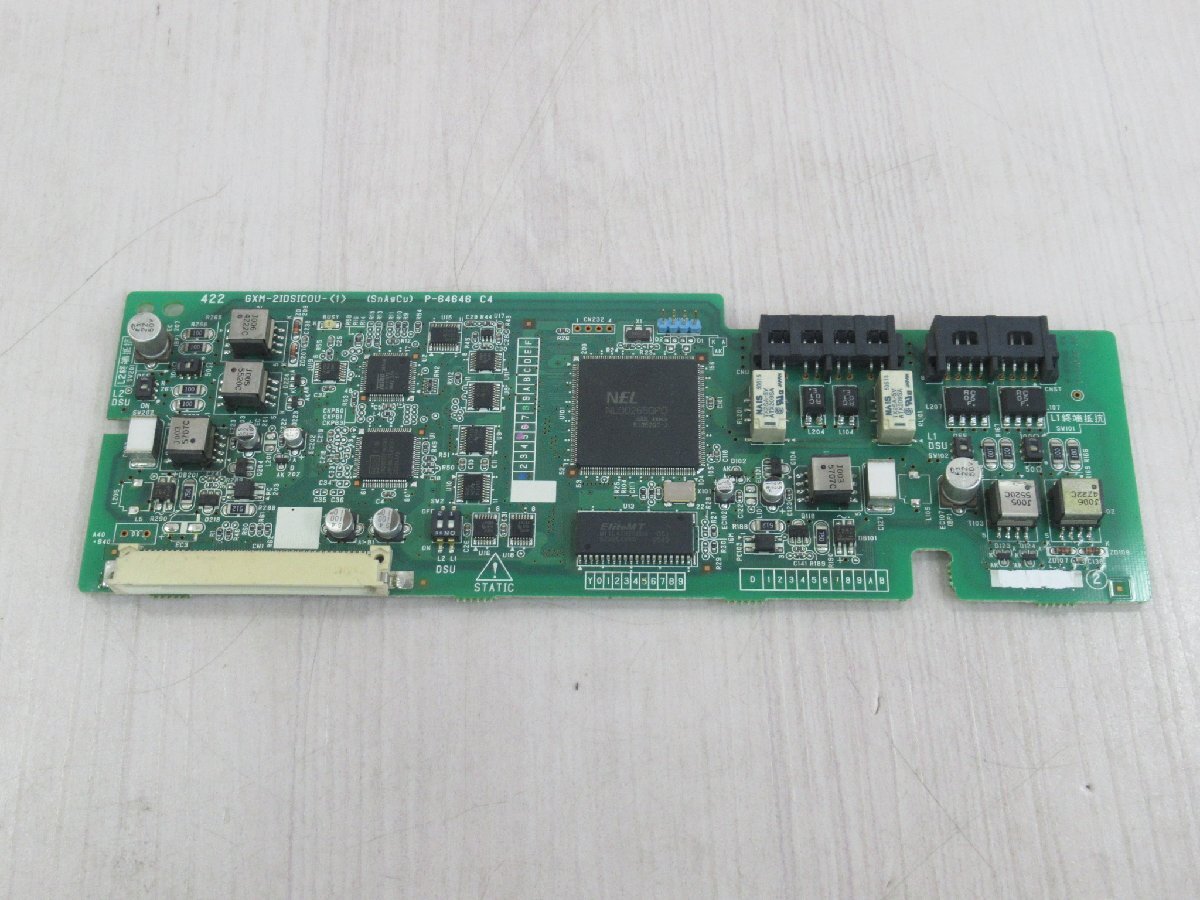 y 1499 o 保証有 NTT αGX GXM-2IDSICOU-(1) 2デジタル局線ユニット 動作確認済・祝10000!取引突破!拍卖