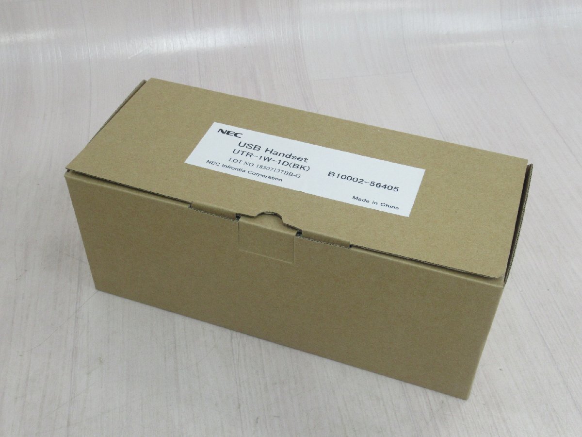 YG 1559 o 新品 NEC UTR-1W-1D(BK) USBハンドセット・祝10000!取引突破!!拍卖