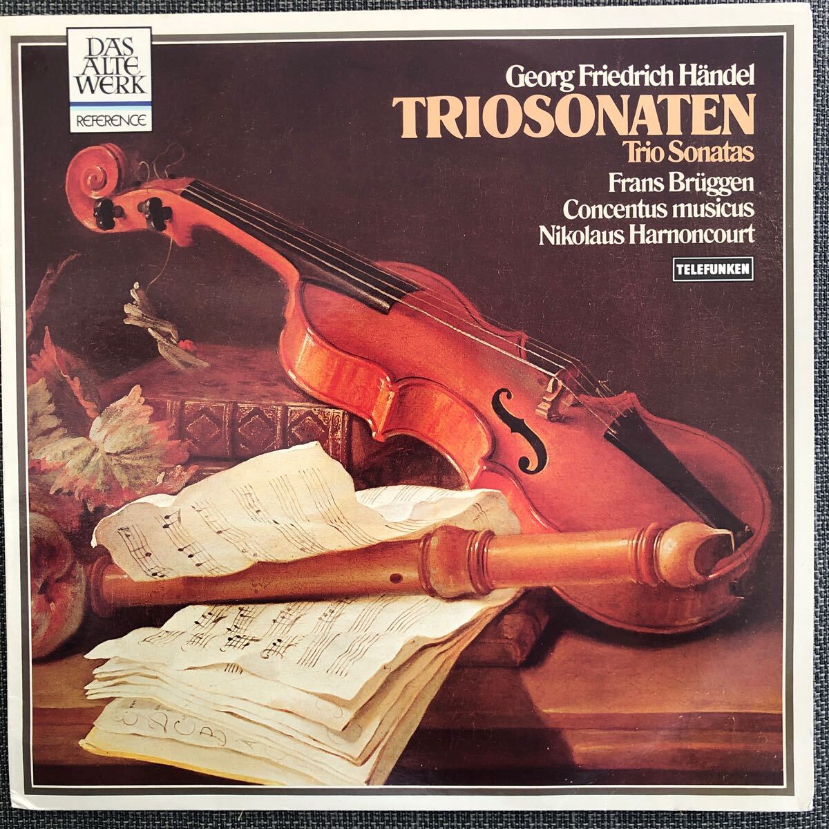 LP レコード G.F.HANDEL TRIOSONATEN 6.41254 海外版 ヴァイオリン レトロ ヴィンテージ拍卖