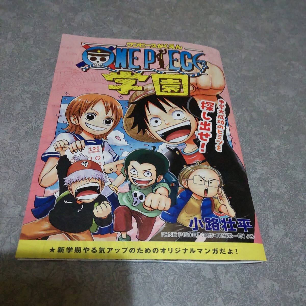 レア 希少 非売品 進研ゼミ ワンピース学園 ワンピース  尾田栄一郎 ルフィ赤シート付 拍卖