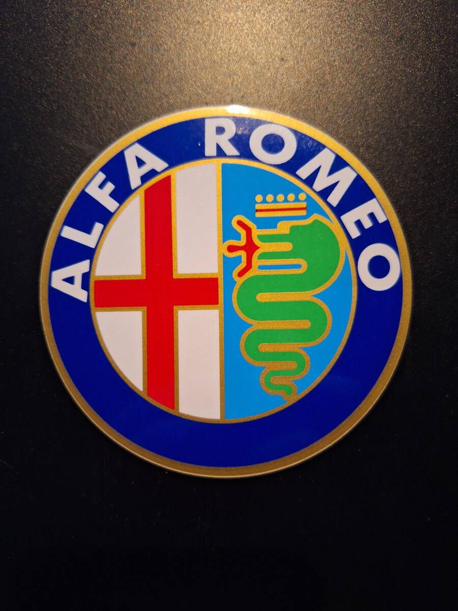 当時物 アルファロメオ ALFA ROMEO ステッカー 155 145 75 スパイダー ベローチェ 希少 伊藤忠 コーンズ拍卖