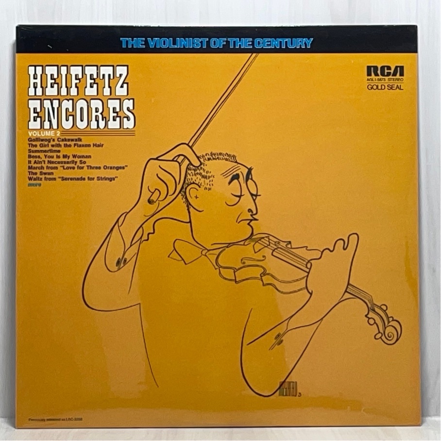 米RCA AGL1-5873 ドビュッシー他小品集 ハイフェッツ アンコールVol.2 未開封 LP拍卖