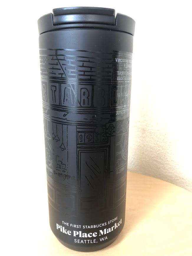 ◇【スターバックス】シアトル 1号店 (Pike Place) 限定 ステンレスボトル タンブラー 箱付き拍卖