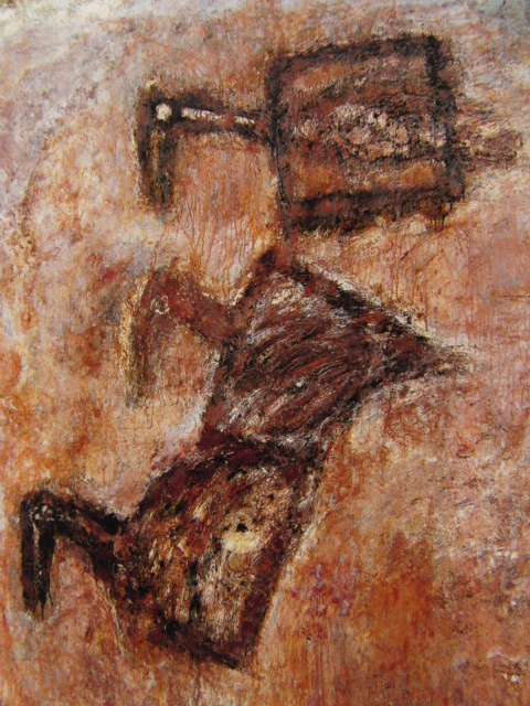 三岸節子、「飛ぶ鳥(火の山にて)」、希少大判画集・額装画、日本製・新品額縁にて額装致します、状態良好、送料無料拍卖
