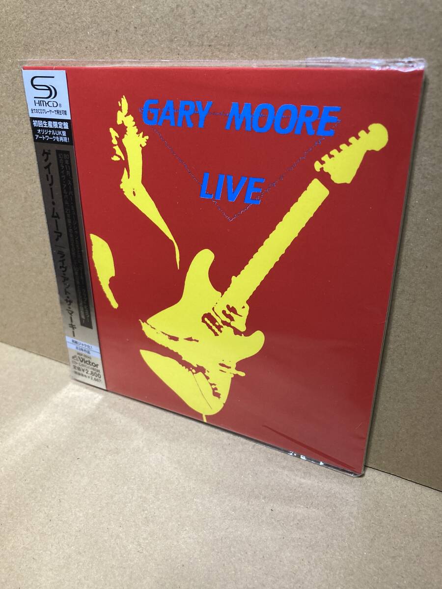 美盤SHM CD帯付!ゲイリー・ムーア Gary Moore / Live ライヴ Victor VICP-70143 紙ジャケ BACK ON THE STREETS PAPER SLEEVE 2010 JAPAN拍卖