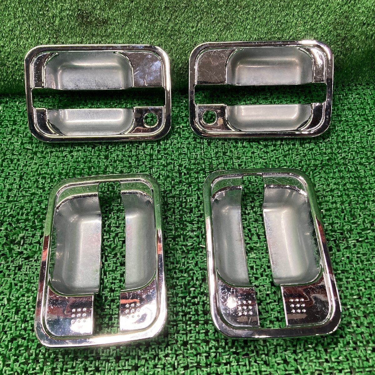 ♪♪エブリィ PZターボスペシャル アウターハンドル プロテクター メッキ 1台分 4ケセット(W2188)♪♪拍卖