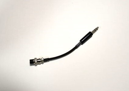 新作! ヤエス オス 4ピンコネクターを6.3mmφフォーンジャックタイプの無線機に使えるようにする変換コード 長さ約20cm 自作品④拍卖