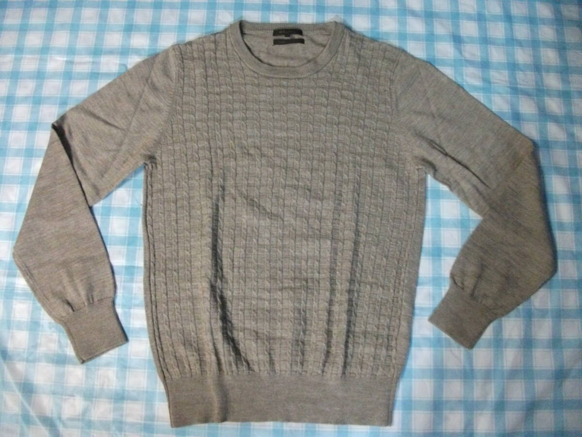 m.f.editorial 丸首セーター ブラウン LL 美品拍卖