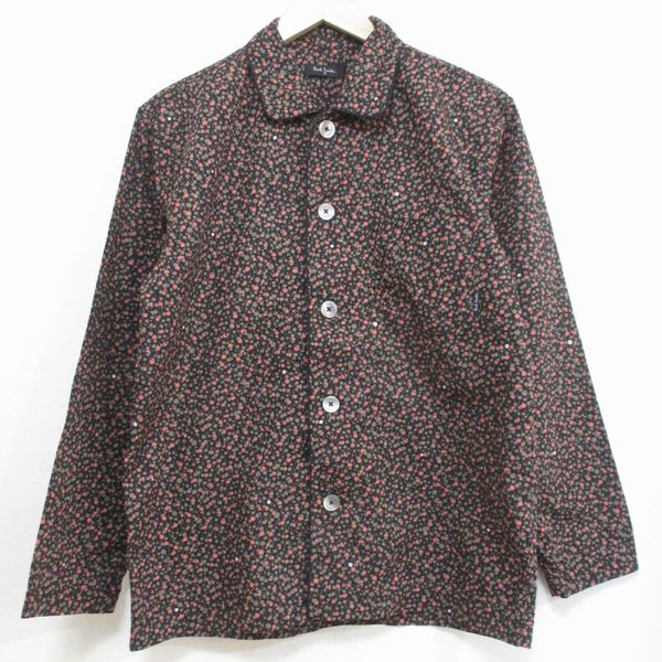 【ポールスミス】花柄 総柄◆パジャマシャツ ルームウェア/ロイネ◆M拍卖