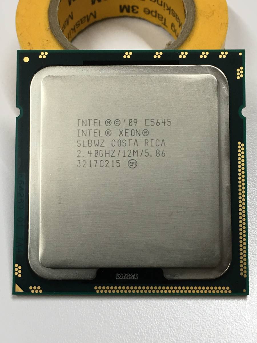 A12650)Intel XEON 2.40GHZ/12M E5645 SLBWZ 中古動作品拍卖