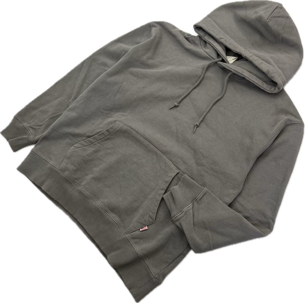 CIAOPANIC ☆ 生地感しっかりめ◎ スウェット プルオーバー パーカー グレー L アメカジ ストリート 大人カジュアル チャオパニック■S2990拍卖