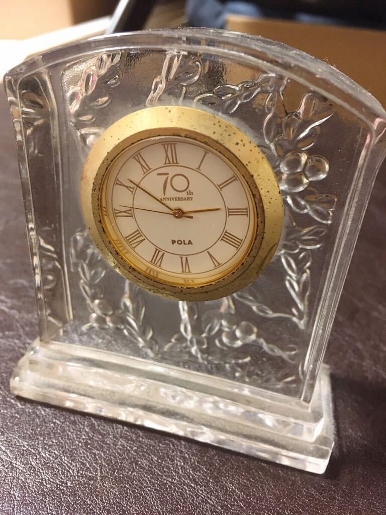 【即決】POLA 70th記念置時計 USED拍卖
