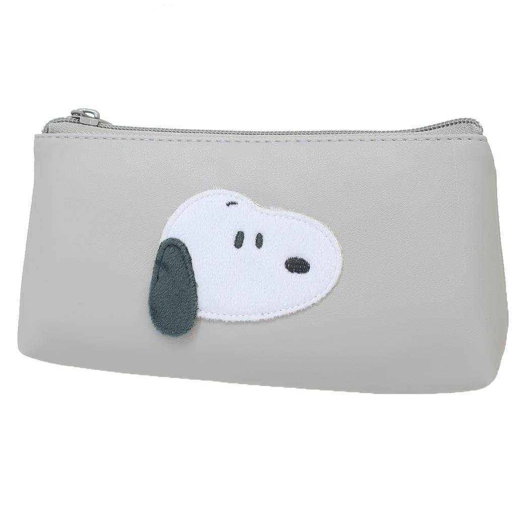 ★新品 スヌーピー ふんわりワッペンペンケース・筆箱・筆入れ ポーチ 小物整理・お化粧品入れに Snoopy PEANUTS拍卖