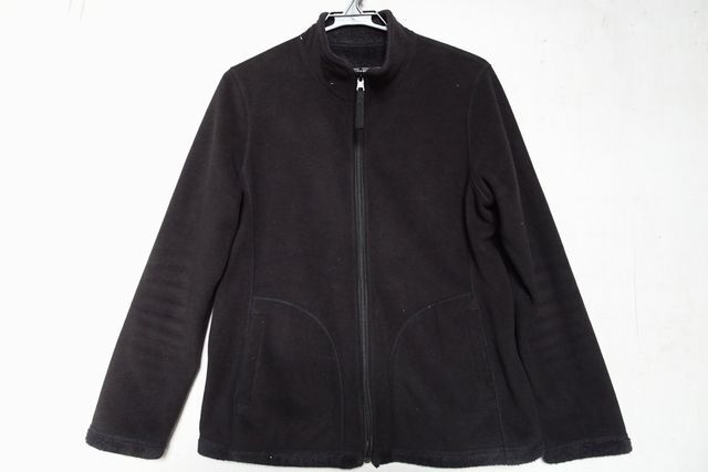 UNIQLO/ユニクロ/247-072785/リバーシブルフリースジャケット/スタンドカラー/前ジップアップ/黒/ブラック/XLサイズ(3/18R)拍卖