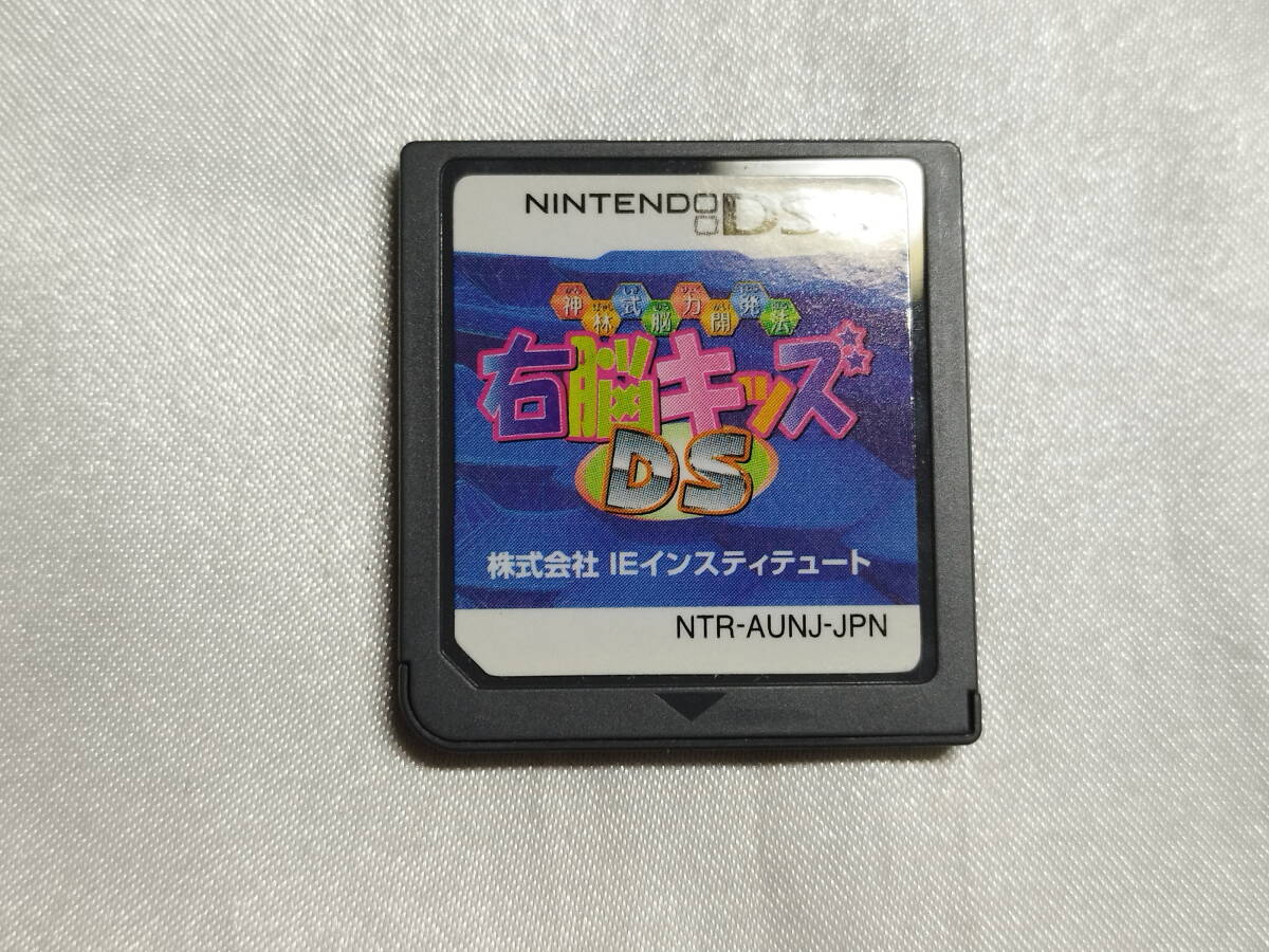 中古品/欠品有り ニンテンドーDSソフト 神林式脳力開発法 右脳キッズDS 箱説欠品拍卖