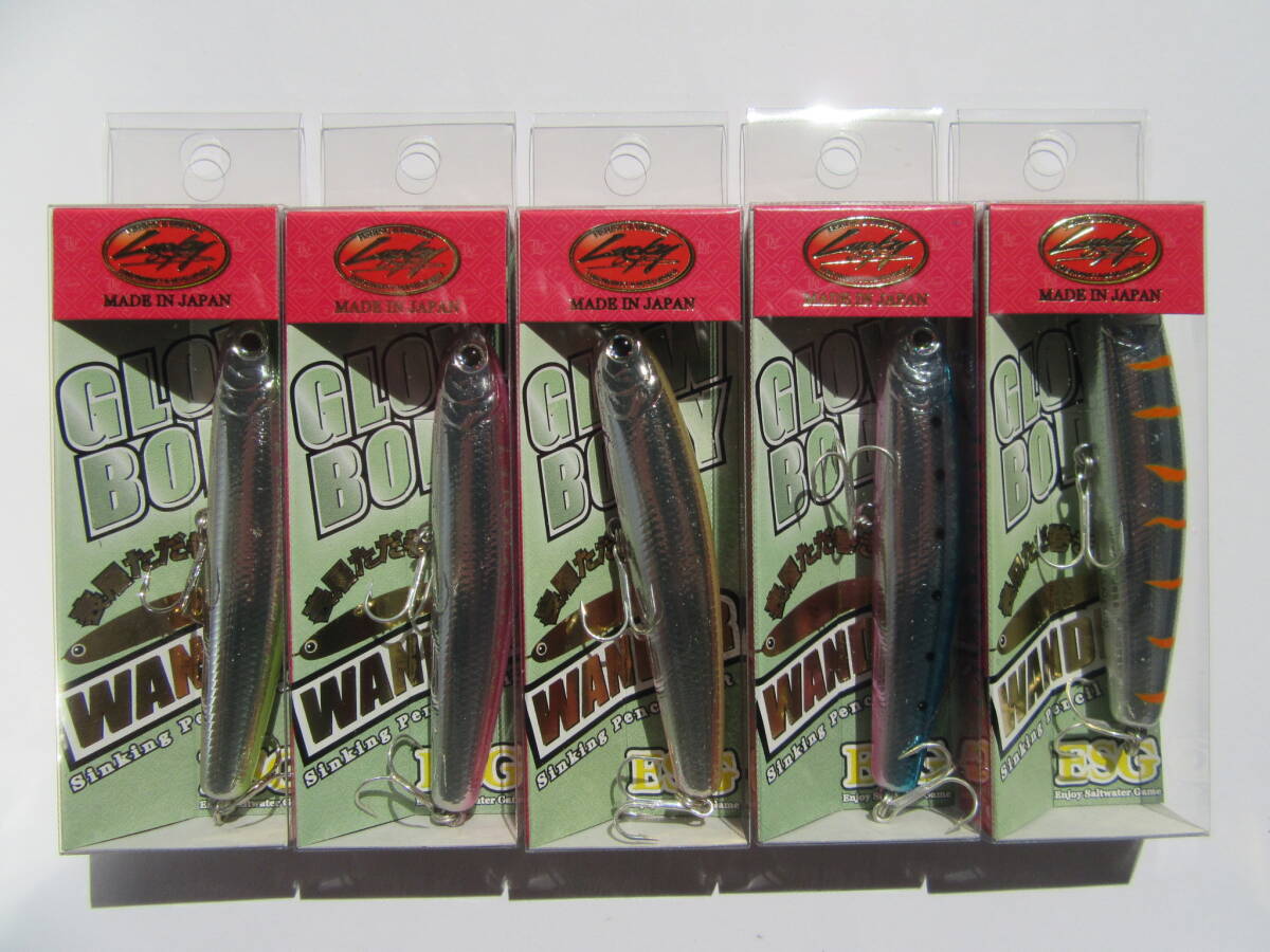 LUCKY CRAFT WANDER 80 11.5g GLOW BODY ラッキー クラフト ワンダー ハーフミラーグローカラー拍卖