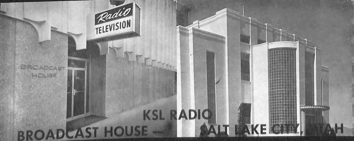 BCL★難局★入手困難★希少ベリカード★KSL・ラジオ★アメリカ★ユタ州ソルトレイクシティ★1968年拍卖