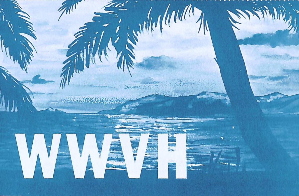 BCL★入手困難★希少ベリカード★WWVH★アメリカ標準周波数報時局★ハワイ州★1968年 拍卖