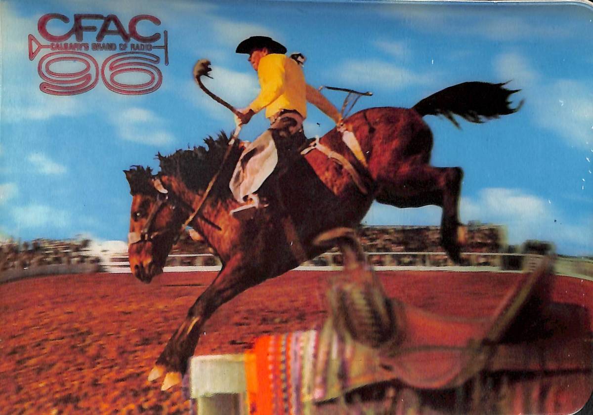 BCL★難局★入手困難★特殊ベリカード★CFAC放送★CALGARYS BRAND OF RADIO★カナダ★カルガリー★1976年拍卖