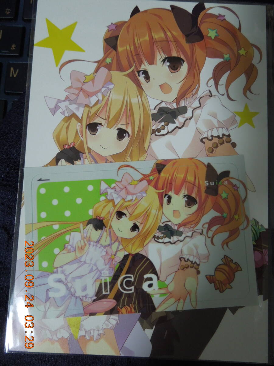 同人 あんきら ICカードステッカー & イラストカード / 諸星きらり 双葉杏 / アイドルマスターシンデレラガールズ / 47sp 高階@聖人拍卖