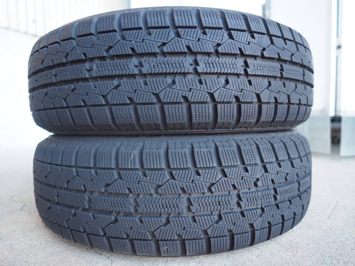 N222 送料無料 TOYO 165/60R15 77Q 2本8分山 OBSERVE GARIT GIZ 2021年製 スタッドレスタイヤ ハスラー ソリオ拍卖