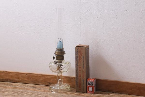 R-040068 ヴィンテージ雑貨 アメリカ Aladdin(アラジン) NU-TYPE Model-B マントルランプ(オイルランプ、照明)(R-040068)拍卖