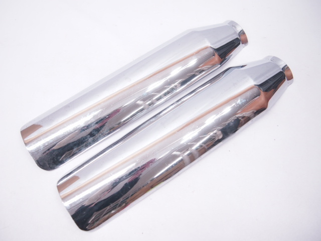 ハーレー純正ヒートガード2点78mm幅 割れなし保護用に。遮熱板拍卖