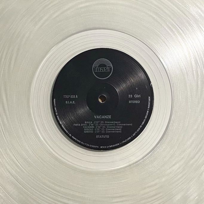 LP Statuto/Vacanze 500枚限定 Clear Vinyl ネオスカ Italy neo ska 2tone unicorn skank pork pie casino royale mr.review hotknives拍卖