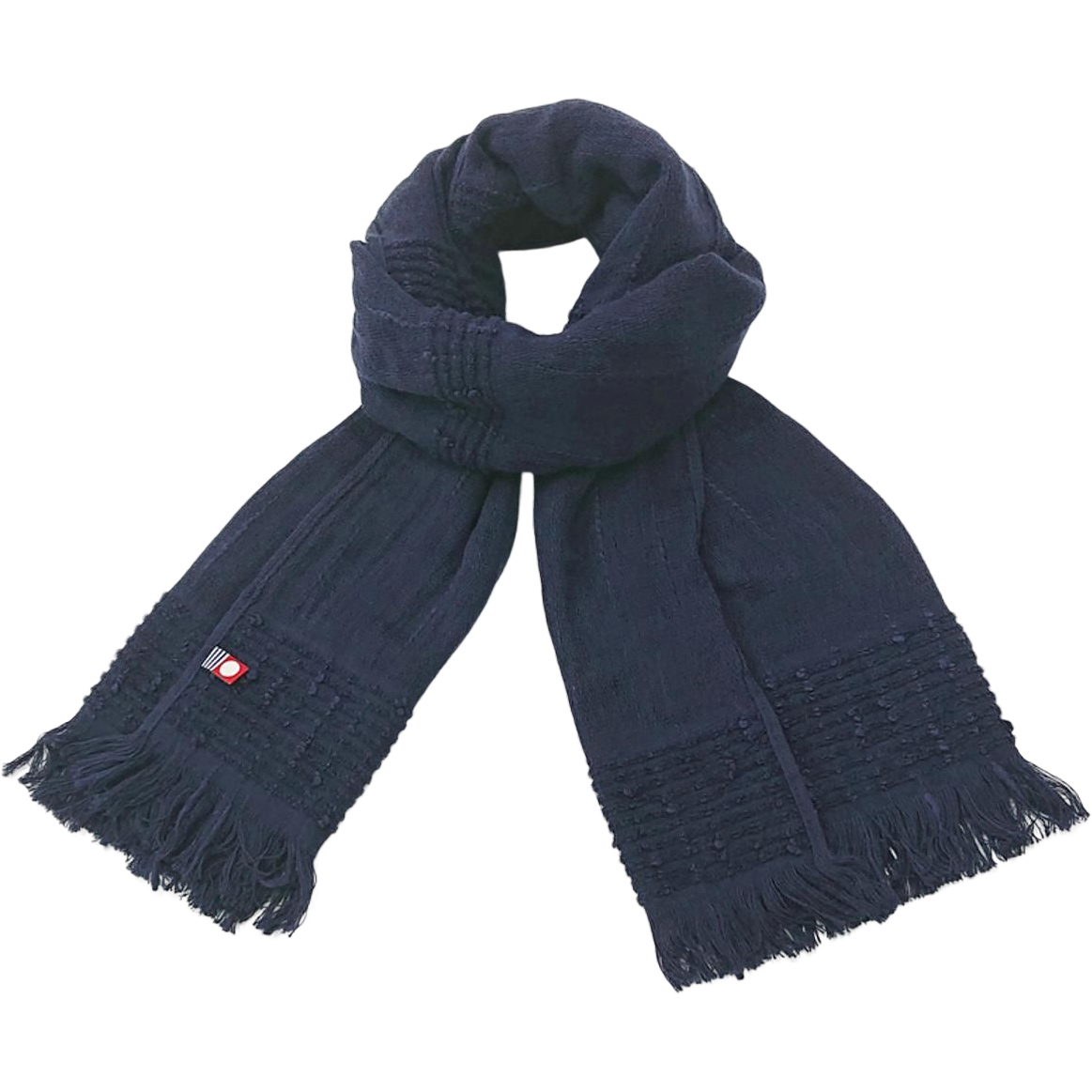 コットン100% ふんわり織り上げた優しい肌触り 今治タオル マフラー オールシーズン巻ける 136×32cm 短め 紺 ネイビー 日本製 ストール拍卖