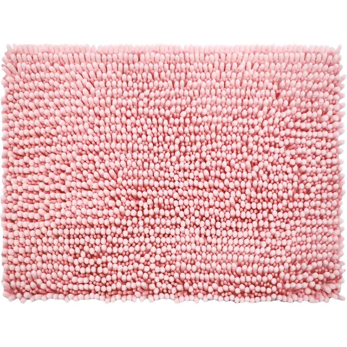 吸水力とボリュームで埋もれたくなっちゃう バスマット 45×60cm 一般サイズ ピンク Ag+銀イオン加工 抗菌力でお風呂上がりをいつも清潔に拍卖