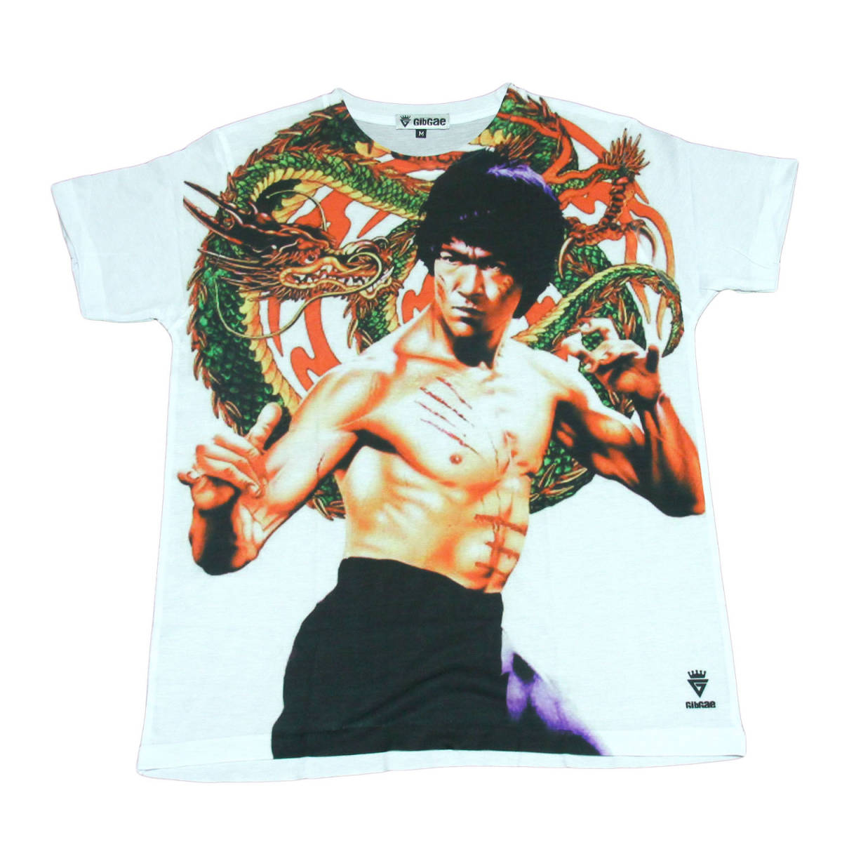 映画 ブルースリー 香港 カンフー 格闘技 伝説 希少 ストリート系 デザインTシャツ おもしろTシャツ メンズ 半袖★tsr0060-wht-m拍卖