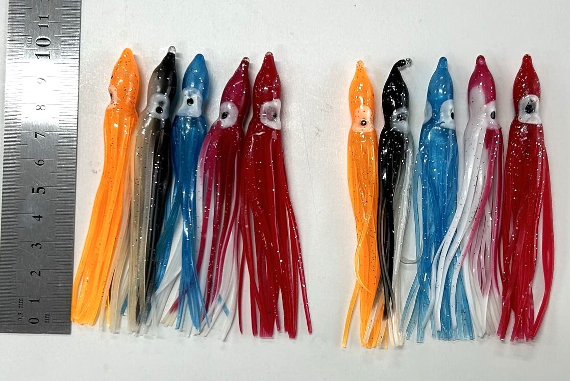 送料無料 訳あり タコベイト 全長約10cm 5色 30本 tkb10cmwk拍卖