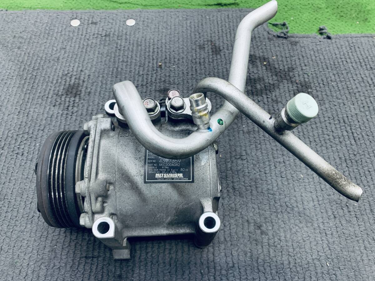 H91W オッティ エアコンコンプレッサー MN189413 MSC60CA テストOK H82W EKワゴン拍卖