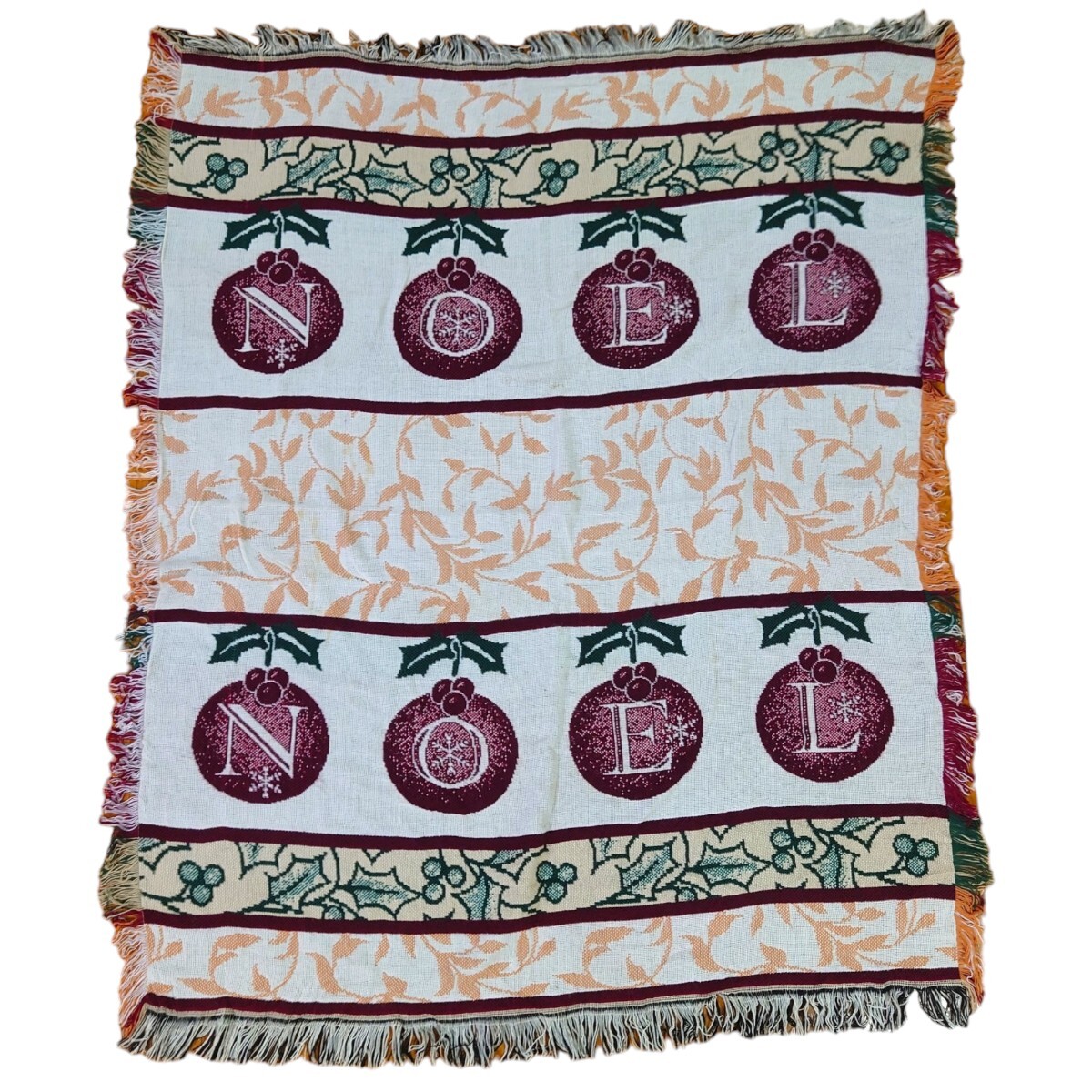 vintage ラグ カーペット、マルチカバー クリスマス、オーナメント 461拍卖