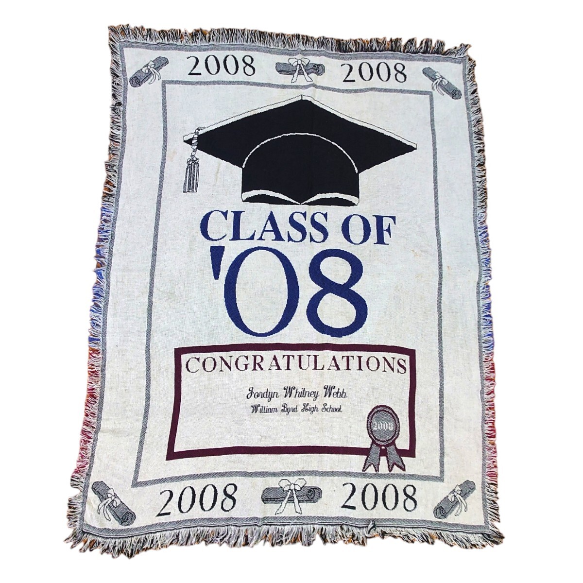 vintage ラグ カーペット、マルチカバー卒業 Class 2008 544拍卖