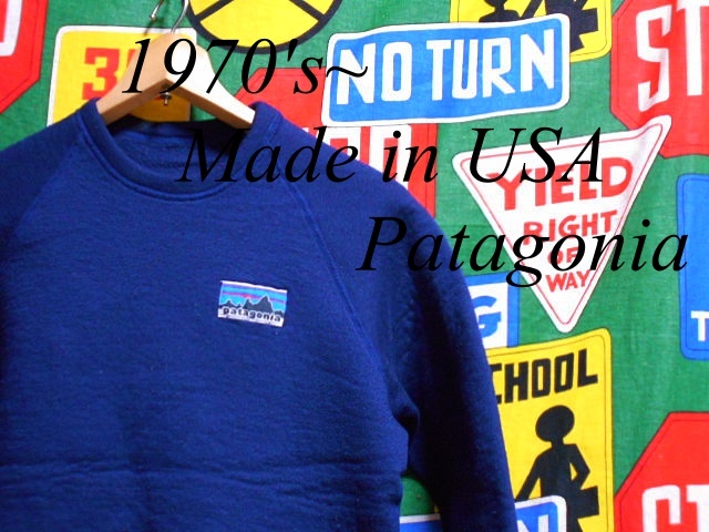 ★希少な70年代後半の1着★Made in USA製アメリカ製Patagoniaパタゴニアビンテージレトロパイルフリースシャツネイビー紺70s70年代デカタグ拍卖