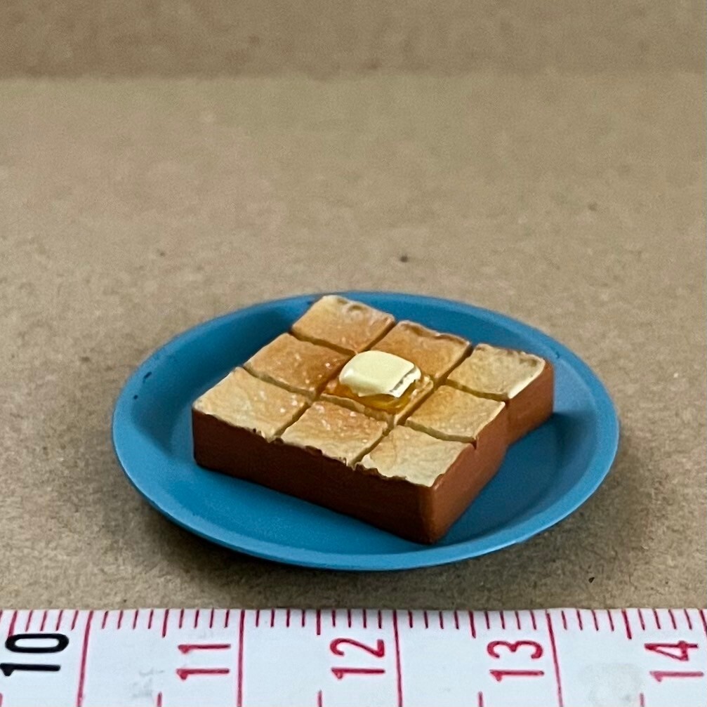 バタートースト ミニチュア品 リーメント 今日の朝ごはん ぷちサンプル拍卖