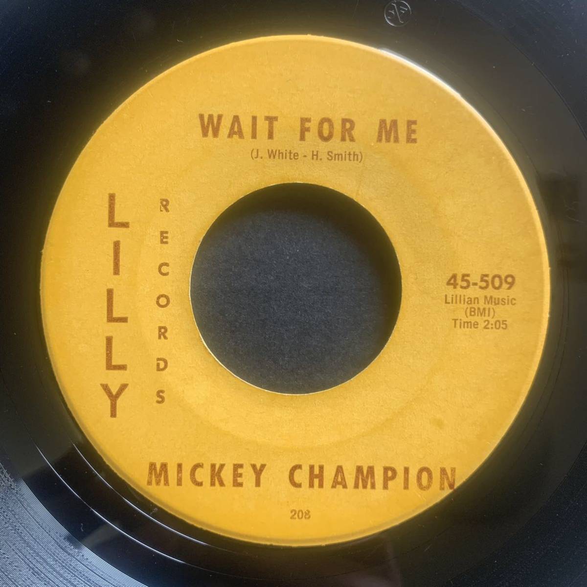 MICKEY CHAMPION / WAIT FOR ME (LILLY) soul45 拍卖