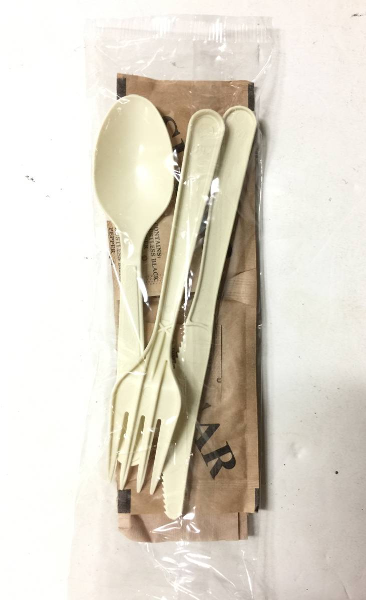 #米軍官給品 野戦食事用ツールセット x 3個 。. 特殊部隊SEAL空挺部隊 RE-PACKAGE3拍卖