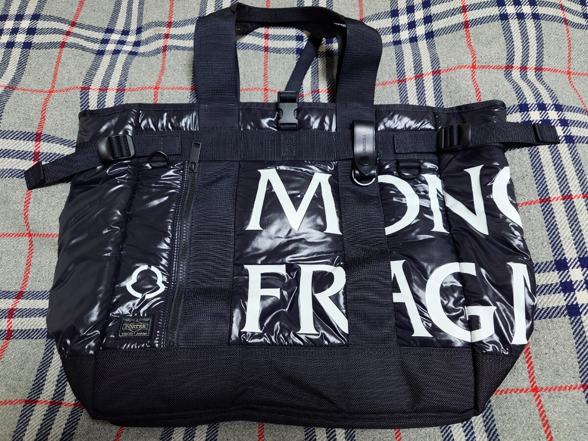 MONCLER GENIUS MONCLER × FRAGMENT × PORTER トートバッグ トリプルネーム 藤原ヒロシ 新品未使用拍卖