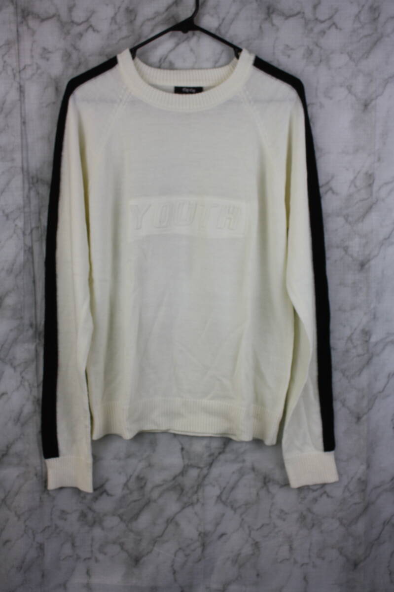 RayRay 長袖 薄手 セーター クリーム Lサイズ拍卖