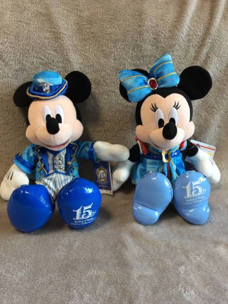 新品Tokyo Disney SEA 15周年記念 ミッキー&ミニー拍卖