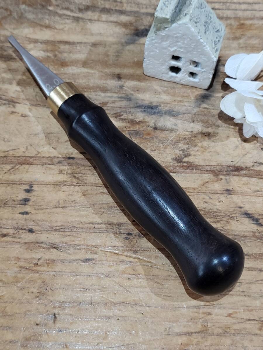 レザークラフト 黒檀 押捻(念幅2.0㎜)拍卖